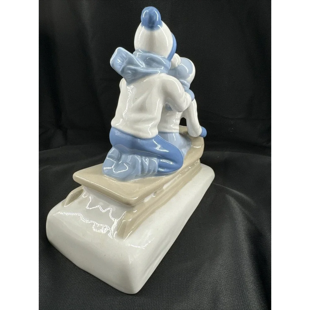 Sled Ride Paul Sebastian Porcelain Figurine 6